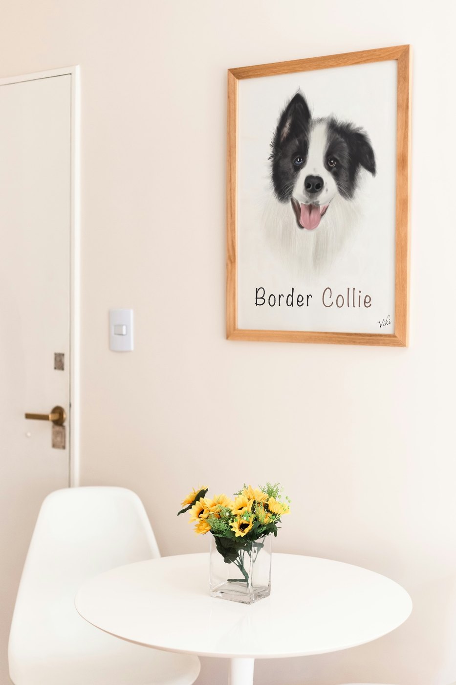 Border kólia v ráme